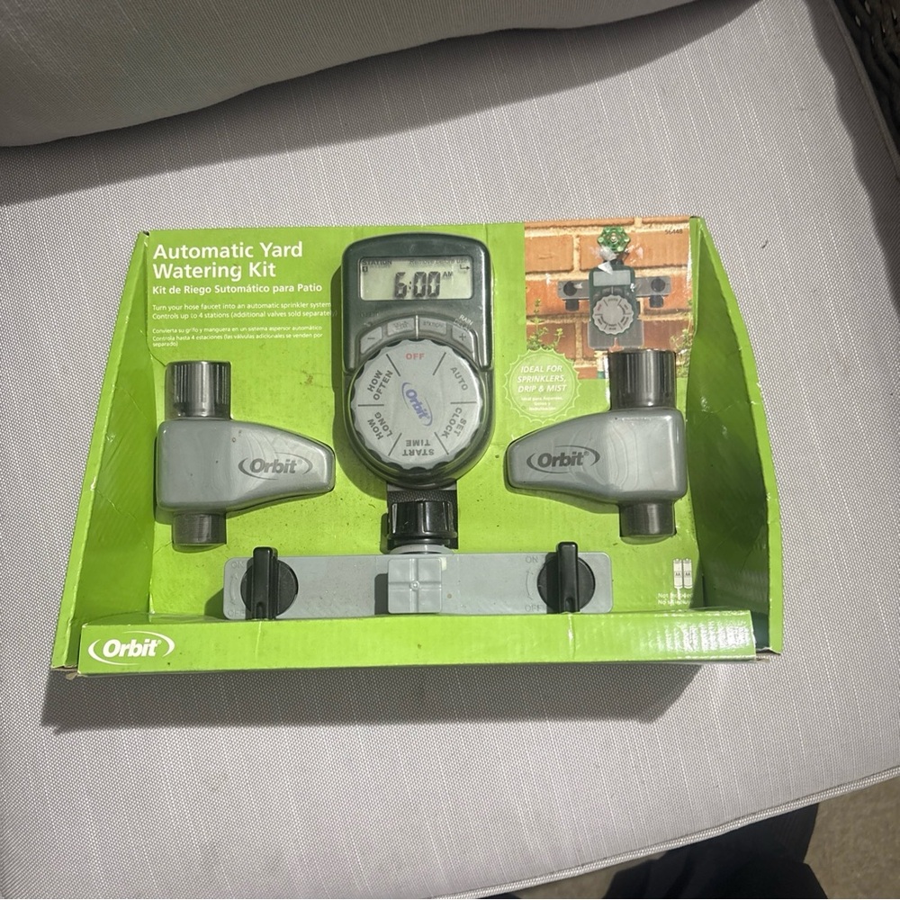 Orbit Automatic Timer Yard Watering Kit Model 56448 New In Package Free Shipping